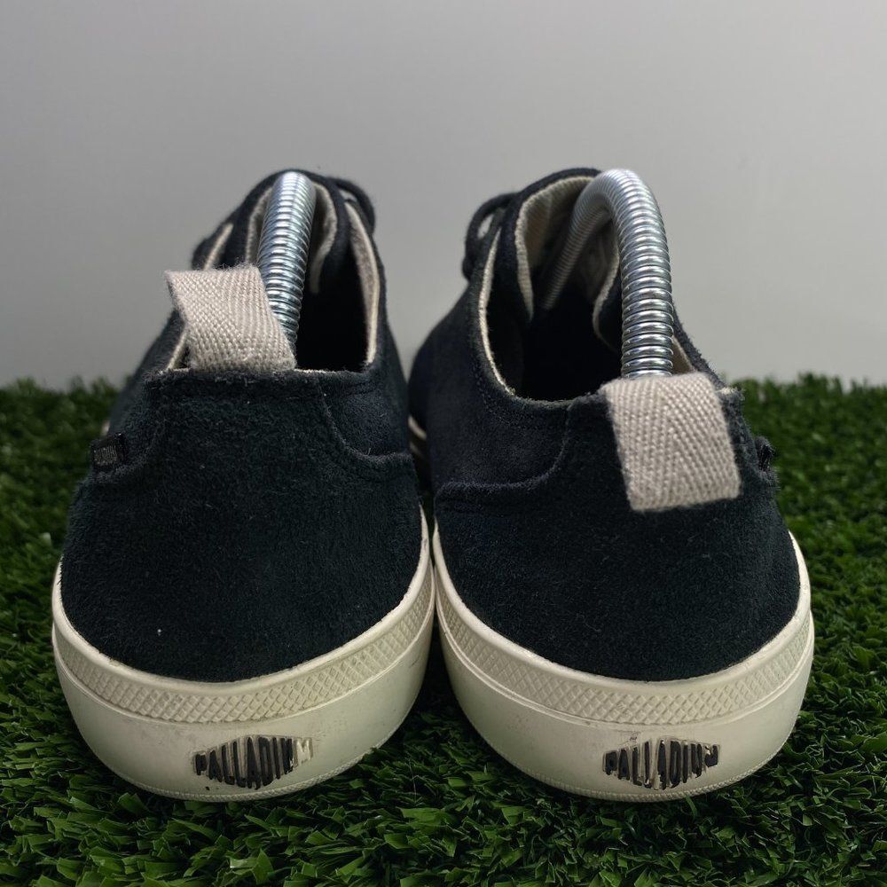 Palladium Wander Lace Sneakers Womens 6.5 Black Minimalist Casual Suede Comfy - Picture 5 of 10